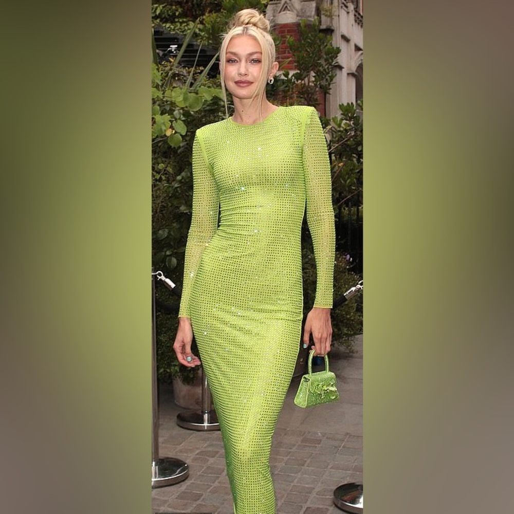 SELF-PORTRAIT The GG Embellished Midi Dress 💚✨